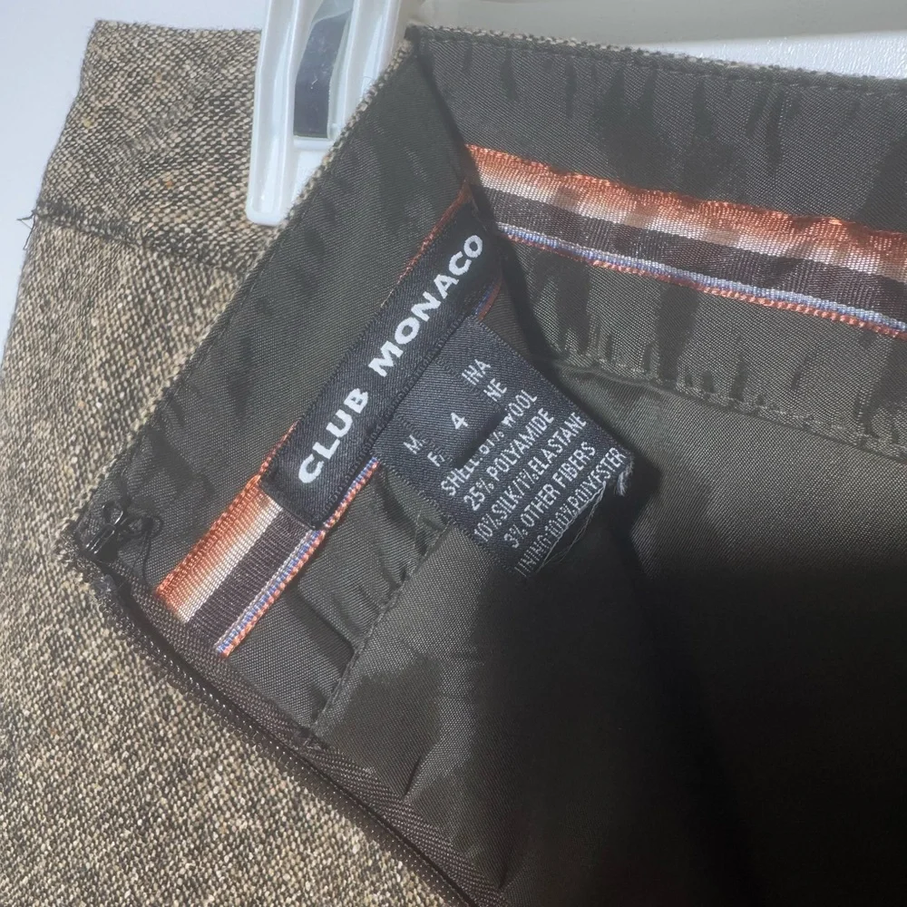 Club Monaco Brown Pencil Skirt for Work - Picture 7 of 7